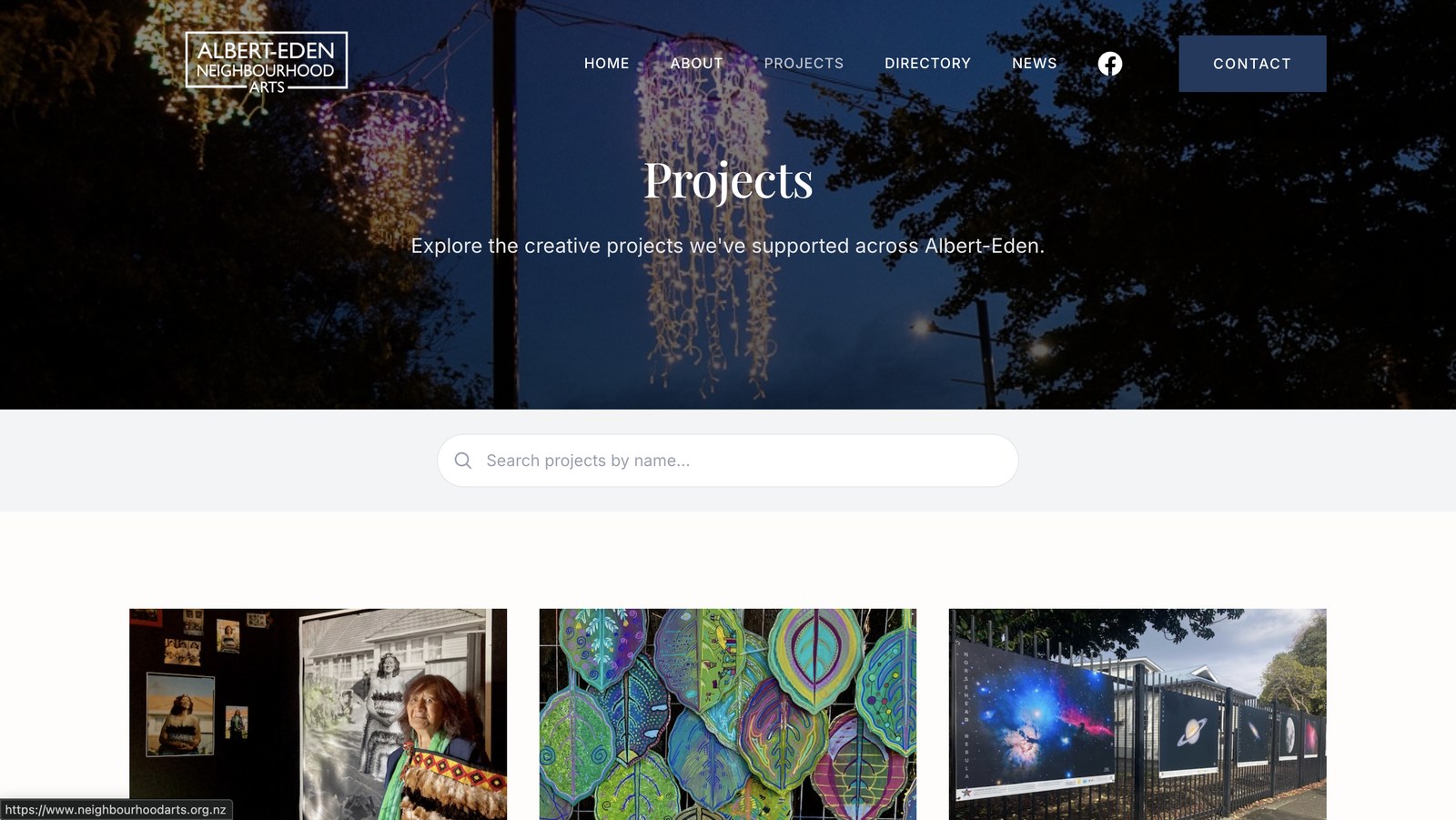 Neighbourhood Arts — screenshot