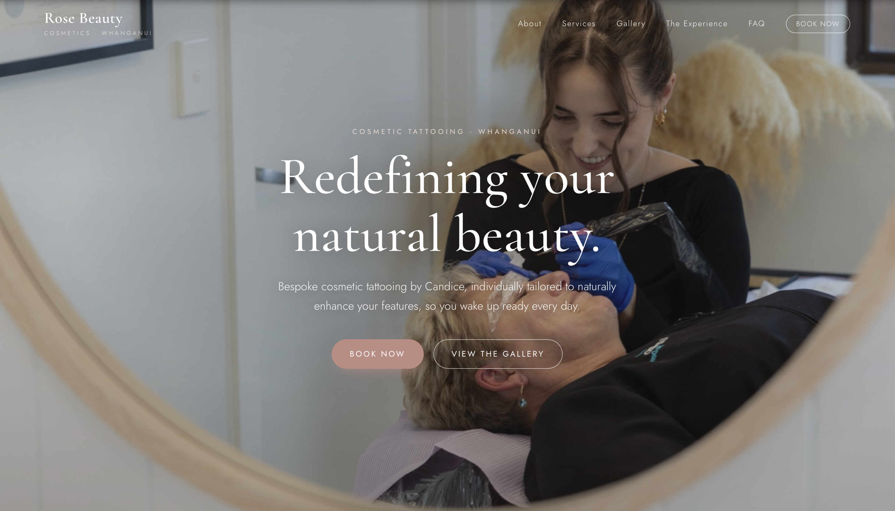 Rose Beauty — website screenshot