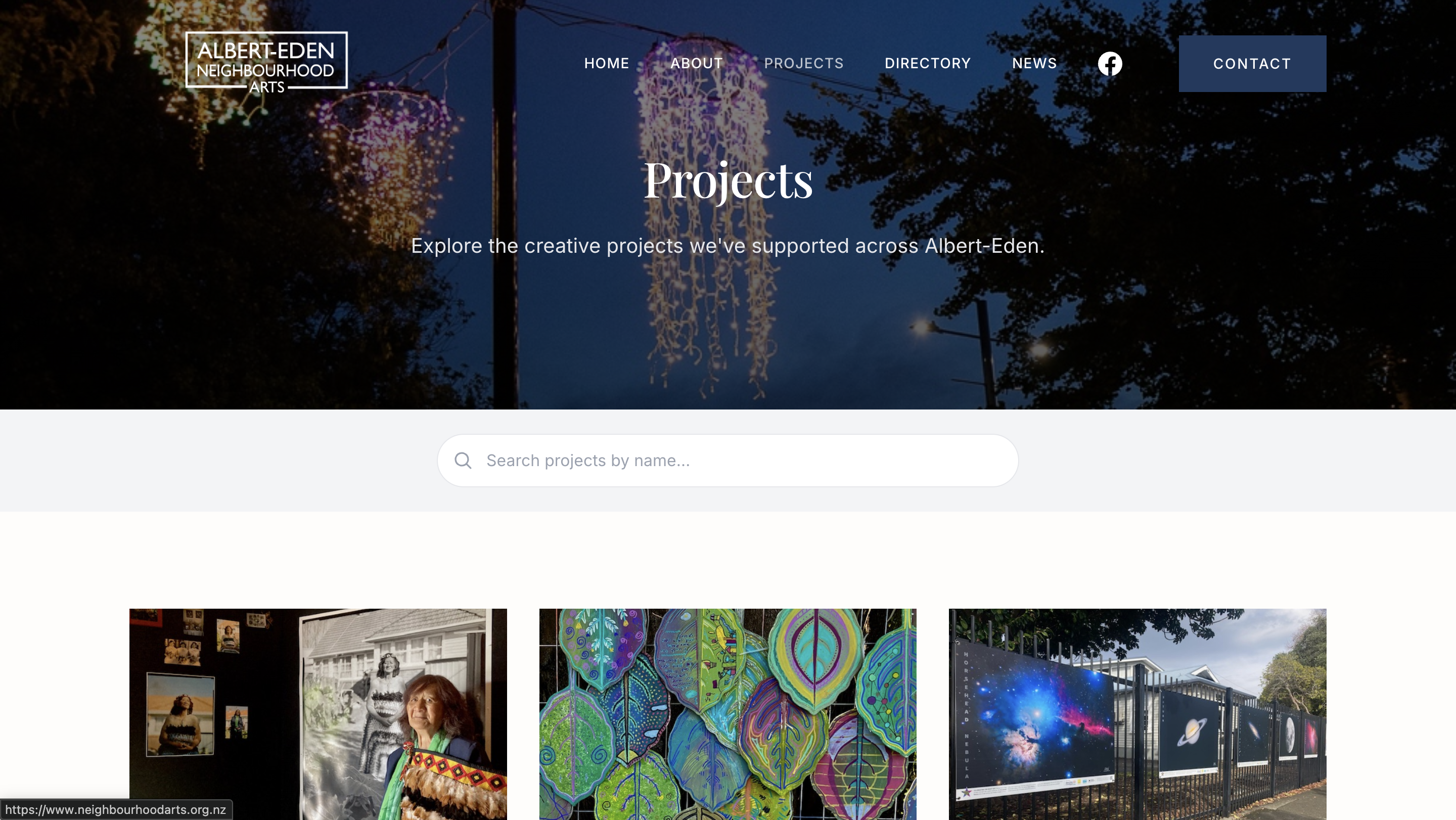 The Nest Maniototo website — homepage screenshot